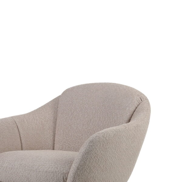 Fleming - Boucle Swivel Lounge Chair - Image 11