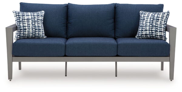 Gali - Gray / Blue - Sofa / Chairs / Table Set (Set of 4) - Image 4