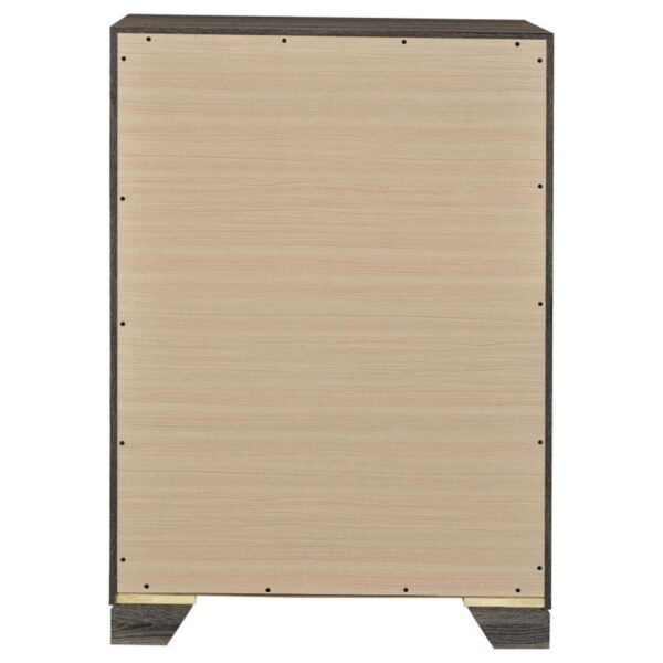 Wright - 4-Drawer Chest Of Drawers - Brown Oak - Image 11
