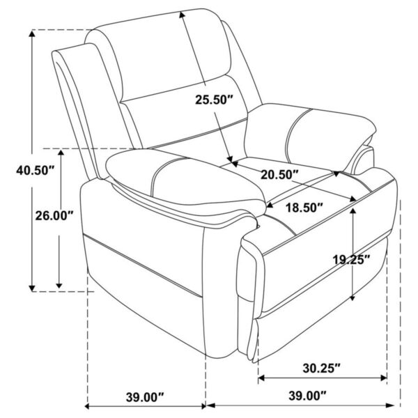 Ellington - Upholstered Padded Arm Sofa Set - Image 14