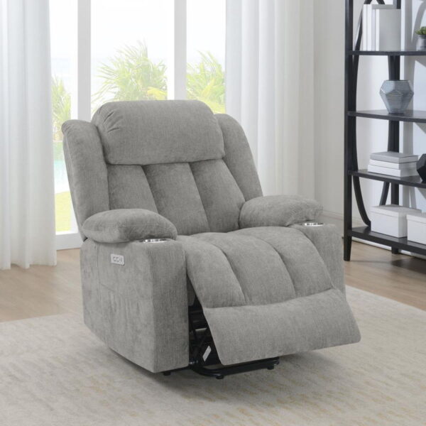 Houston - Upholstered Power Lift Recliner Chair - Image 28