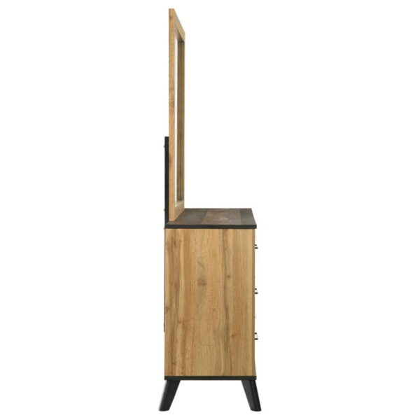 Kaywood - 6-Drawer Dresser And Mirror - Natural Pine - Image 12