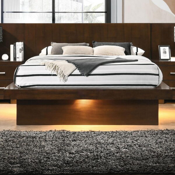Jessica - Wood LED Panel Bed - Image 22