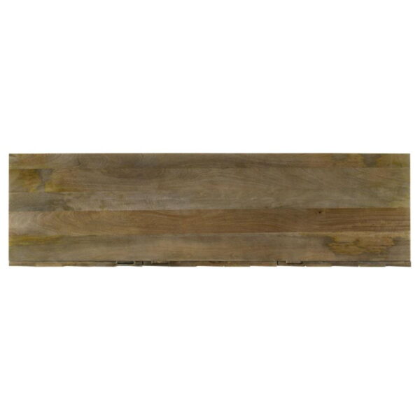 Tyler - 3 Door Solid Wood Sideboard Buffet Cabinet - Mango Brown - Image 9