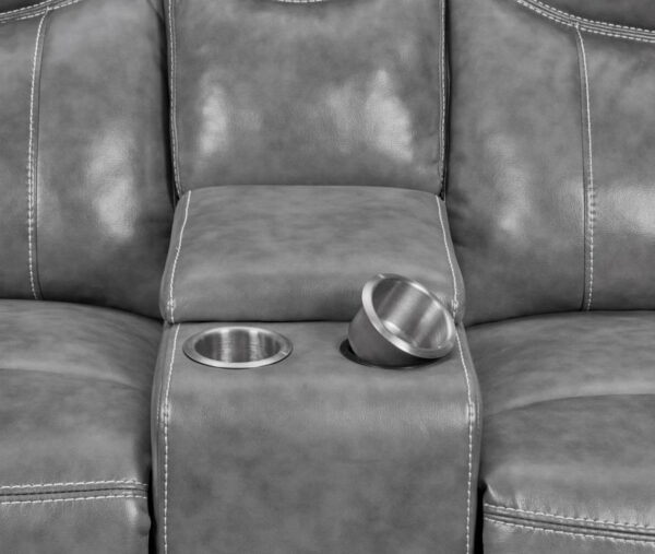 Conrad - Upholstered Padded Arm Motion Sofa Set - Image 27