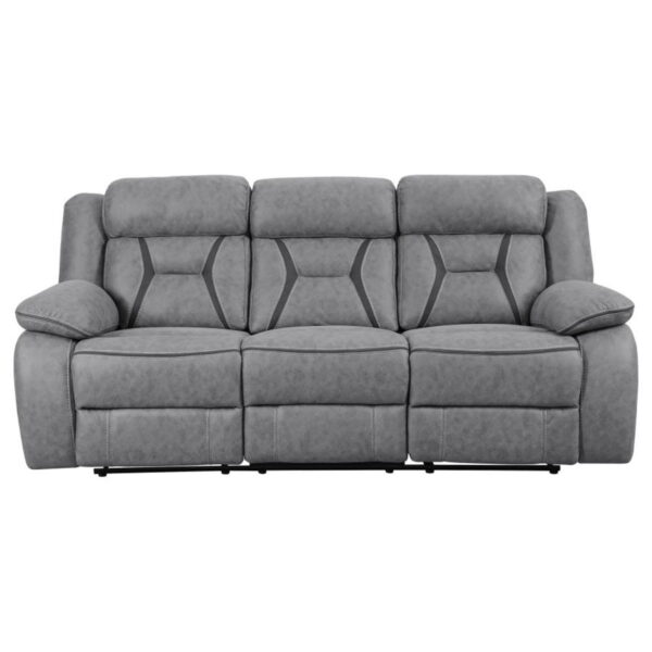 Higgins - Upholstered Motion Reclining Sofa Set - Image 27