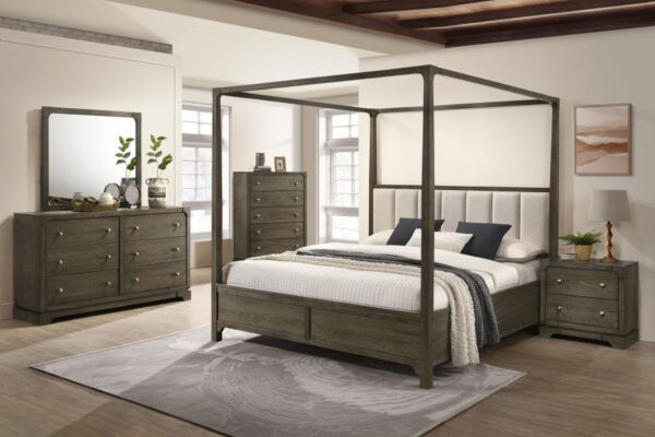 Gran Park - 5-Drawer Bedroom Chest Of Drawers - Dark Cocoa - Image 6