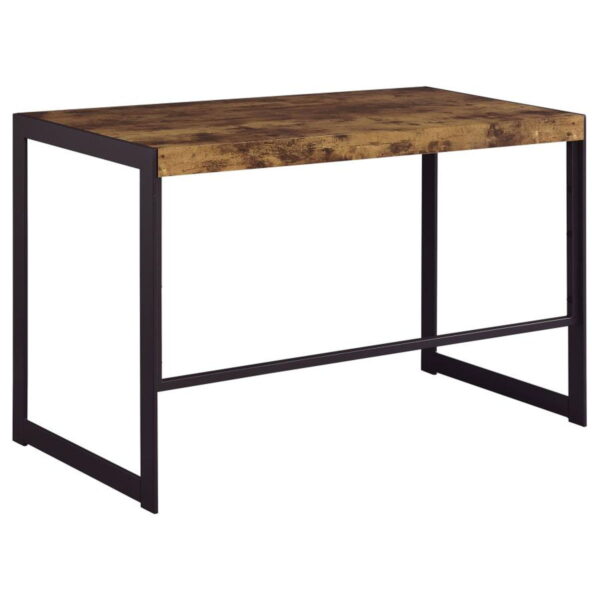 Estrella - Engineered Wood Writing Desk - Rustic Nutmeg - Image 8