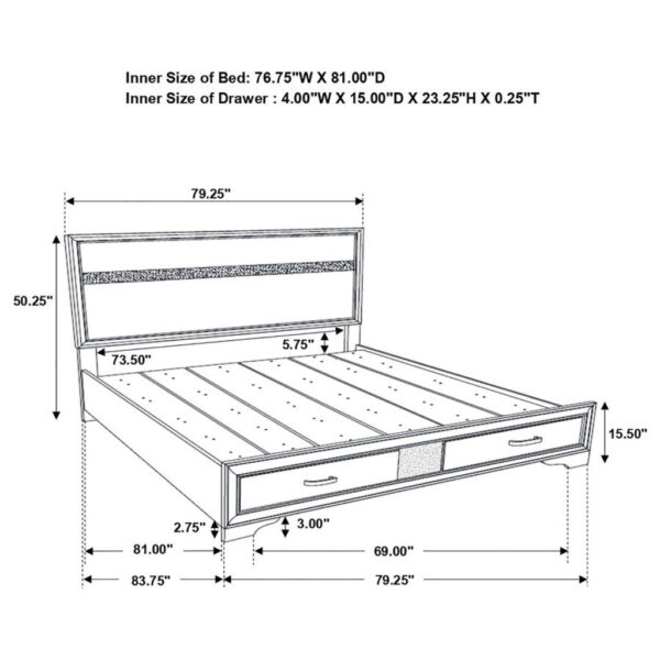 Miranda - Storage Wood Panel Bed - Image 28