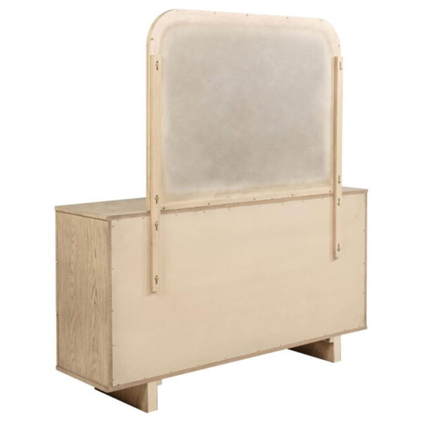 Kailani - 9-Drawer Dresser And Mirror - Beige Oak - Image 3