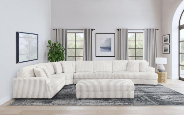 Emberson - Upholstered Rectangular Storage Ottoman - Ivory - Image 9