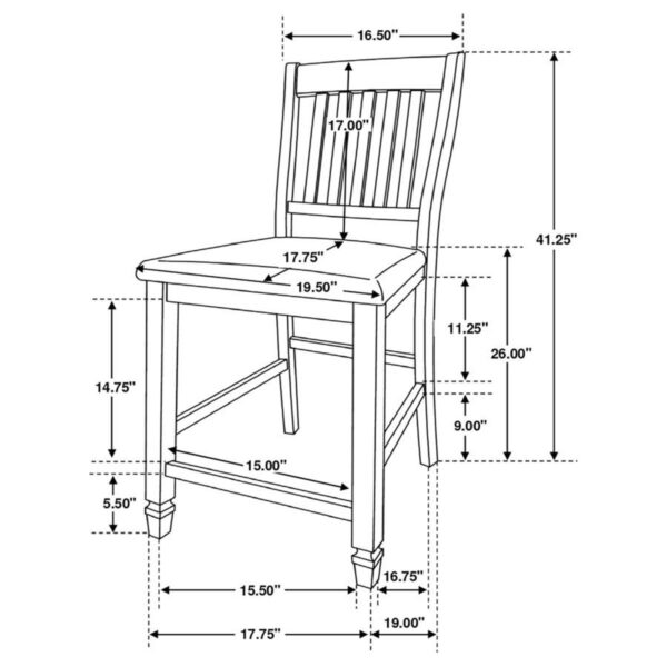Sarasota - Drop Leaf Counter Dining Set - Image 23