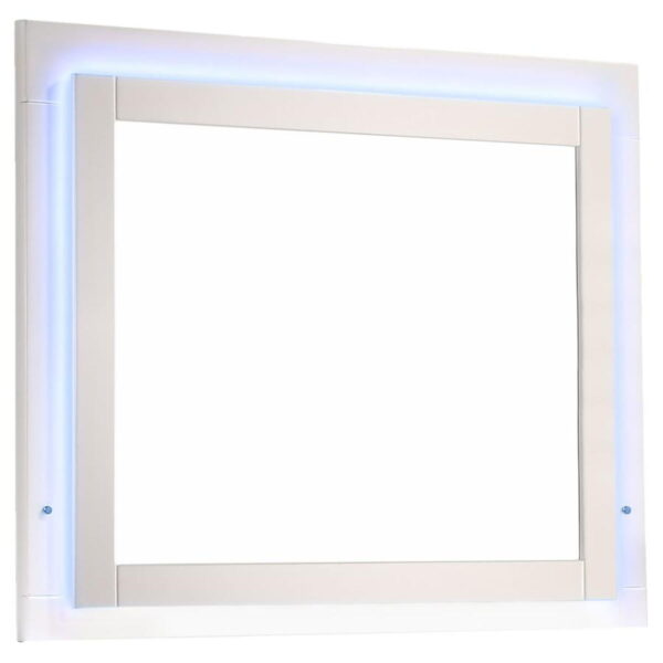 Jeremaine - Upholstered Platform Bedroom Set With LED - Image 83