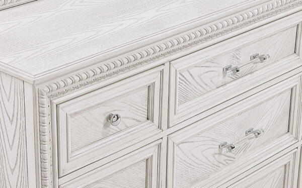 Alexandria - Bedroom Dresser - White - Image 3