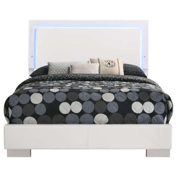 Felicity - Wood LED Panel Bed - Image 31
