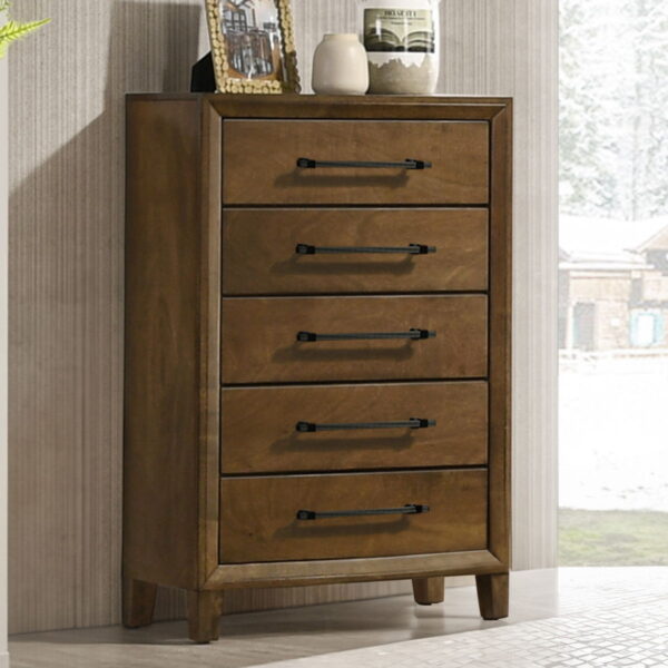 Ballard - 5 Drawer Chest - Walnut - Image 4
