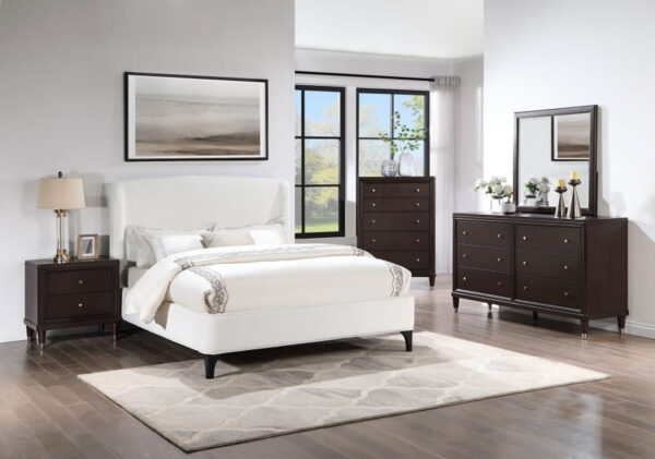 Mosby - Upholstered Wingback Bed - Image 43