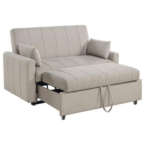 Portland - Boucle Upholstered Sleeper Sofa Bed - Image 12