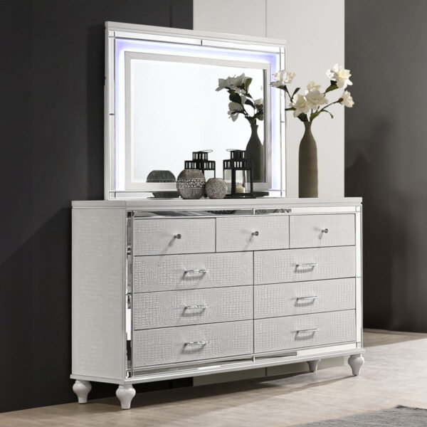 Valentino - 2 Piece Dresser & Mirror - Image 7