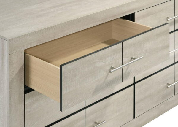 Trenton - 6-Drawer Bedroom Dresser - Rustic Cream - Image 7