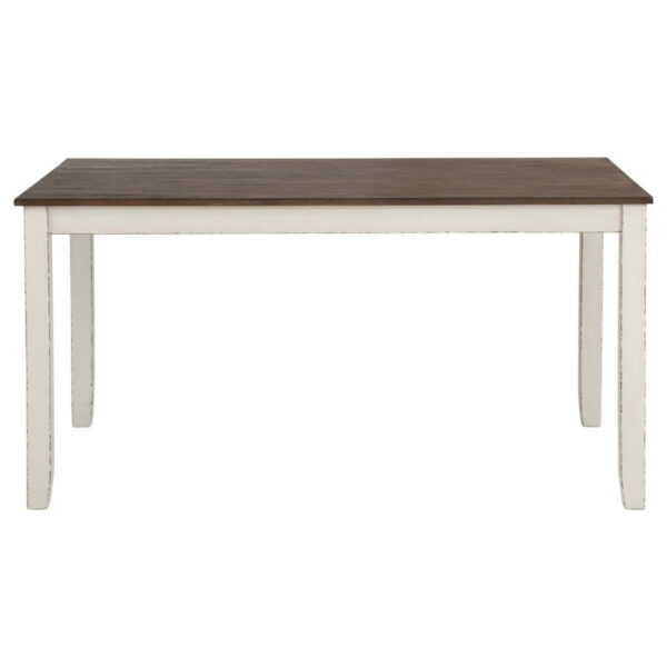 Fortress - 7 Piece Rectangular Dining Set - Vintage Vanilla - Image 3