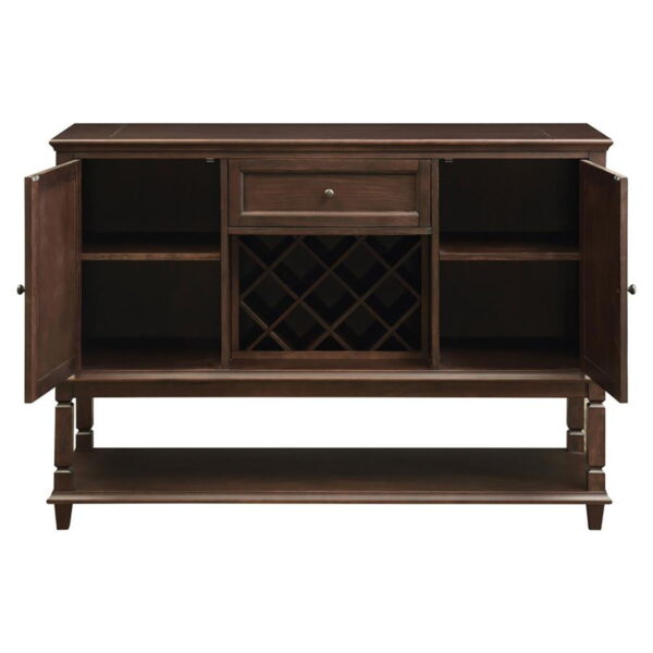 Parkins - 2 Door Sideboard Buffet Cabinet - Rustic Espresso - Image 4