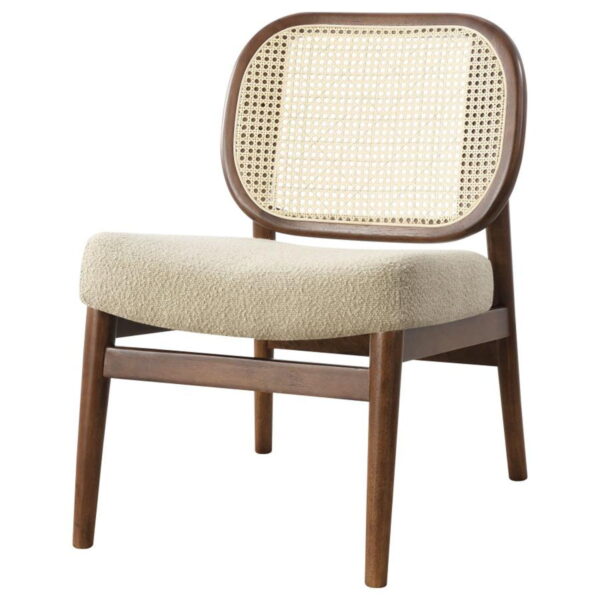 Rayo - Rattan Cane Back Accent Chair With Padded Seat - Image 8