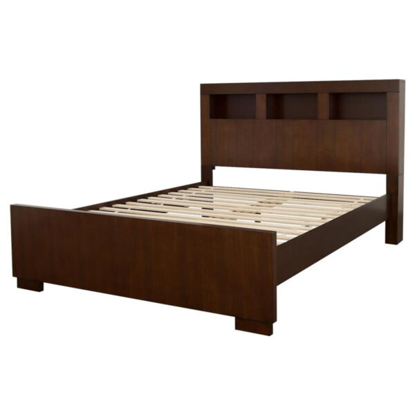 Jessica - LED Storage Bookcase Bed - Image 2