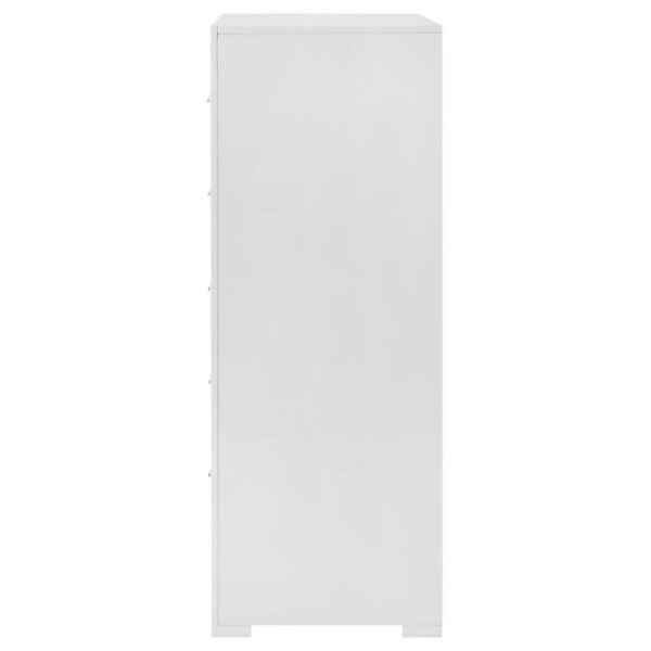 Ives - 5-Drawer Bedroom Chest Of Drawers - White High Gloss - Image 13