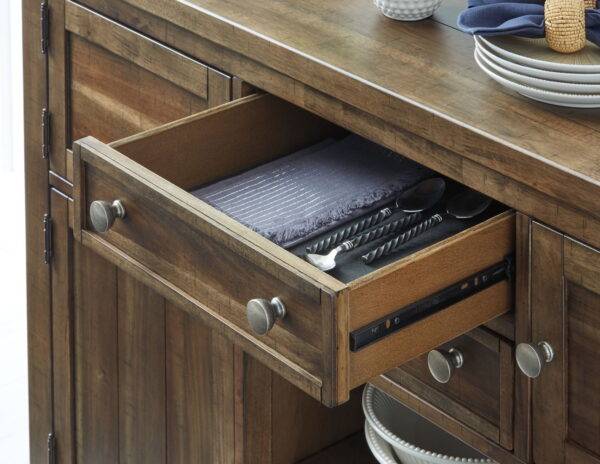 Moriville - Grayish Brown - Dining Room Server - Image 8