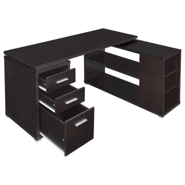Yvette - 3-Drawer L-Shape Computer Desk - Image 38