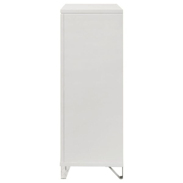 Marmore - 5-Drawer Bedroom Chest Of Drawers - White - Image 7
