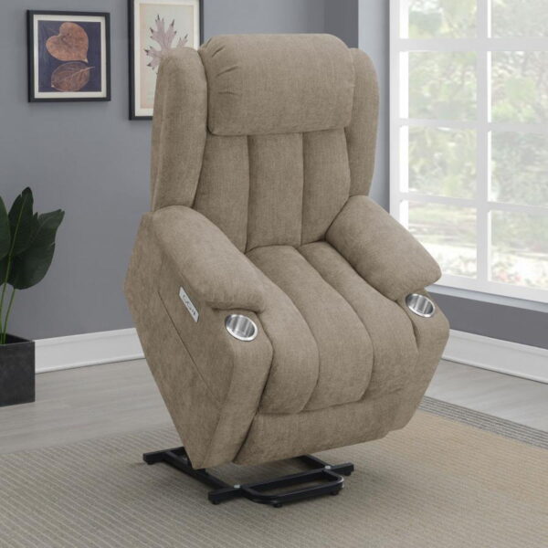 Houston - Upholstered Power Lift Recliner Chair - Image 45