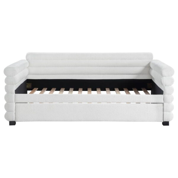 Patricia - Boucle Upholstered Day Bed With Trundle - Image 3