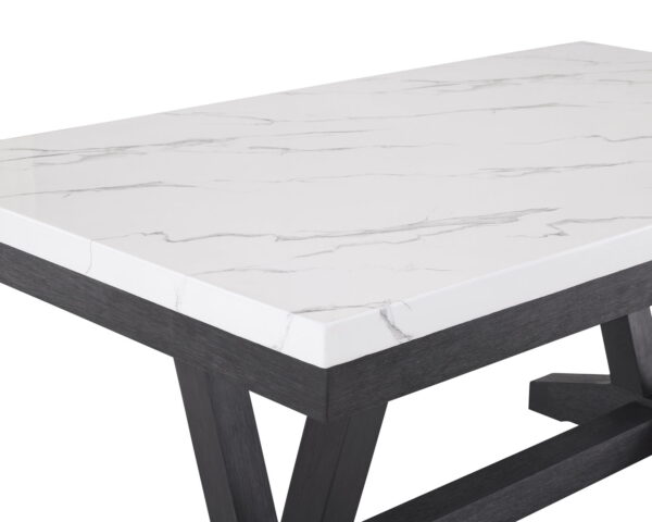 Vance - Dining Room Set - Charcoal / Dove - Image 4