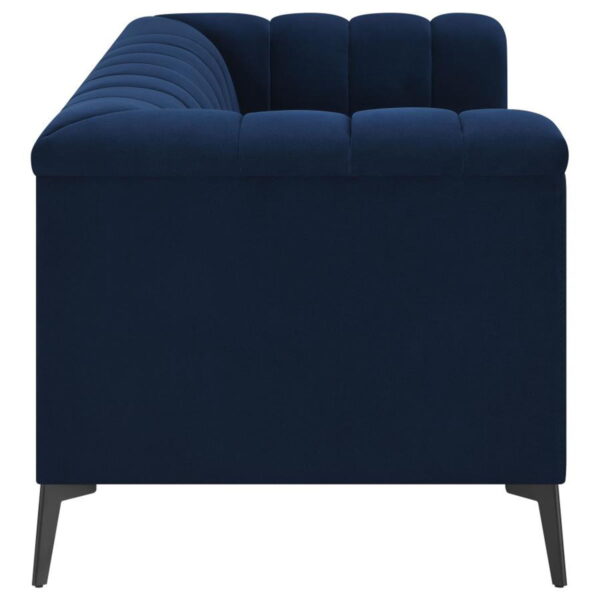 Chalet - Upholstered Tuxedo Arm Tufted Sofa Set - Image 6