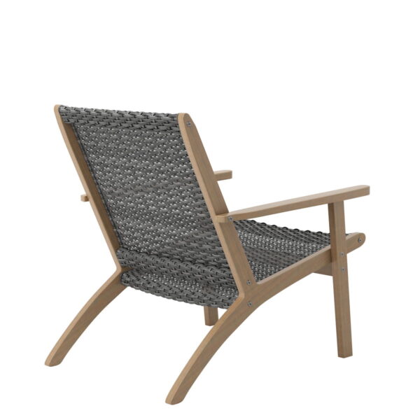 Radius - 3 Piece Outdoor (2 Chairs & End Table) - Gray - Image 6