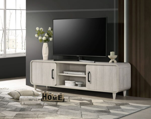 Nyomi - TV Stand - White - Image 5