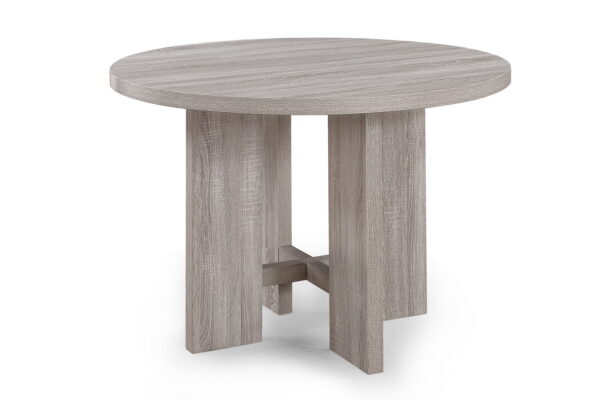 Amara - 5 Piece Round Dining Set Drift Wood - Drift Wood - Image 5