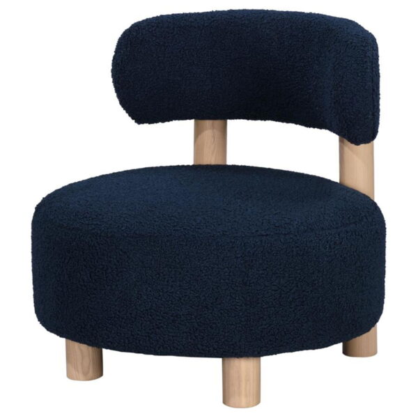 Zonie - Boucle Upholstered Barrel Back Accent Chair - Image 4