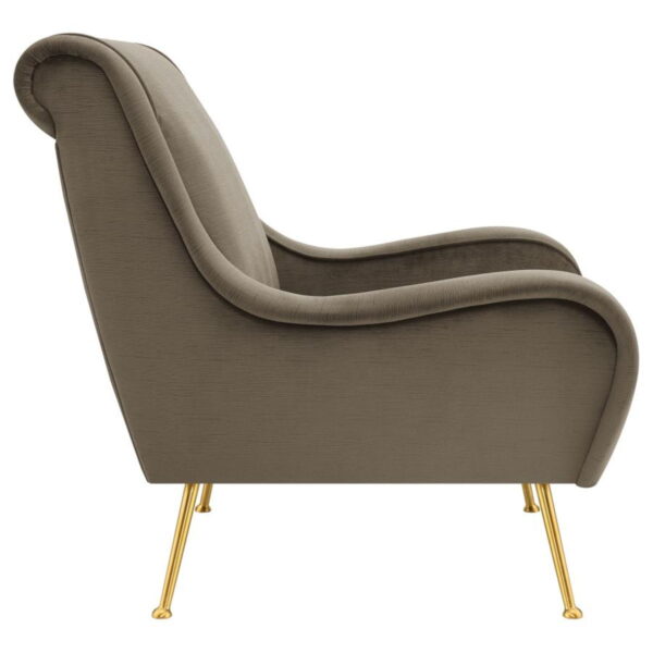 Ricci - Upholstered Saddle Arm Accent Chair - Image 7