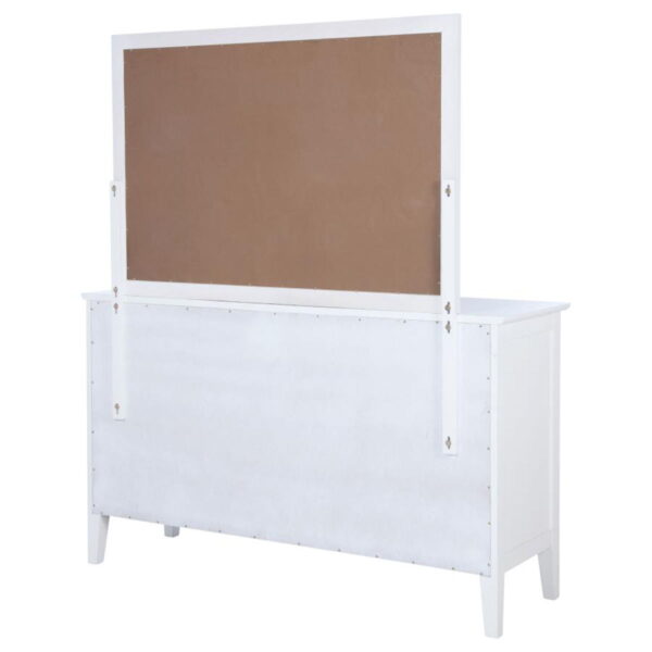 Bexhill - 10-Drawer Dresser And Mirror - White - Image 13