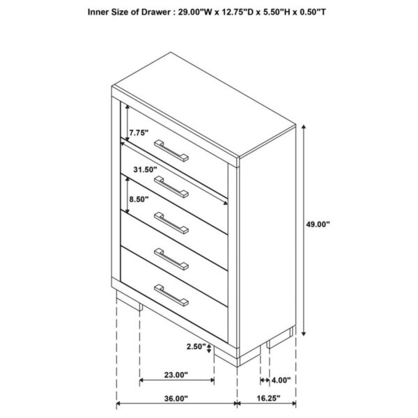 Jessica - Bedroom Set With LED - Image 48