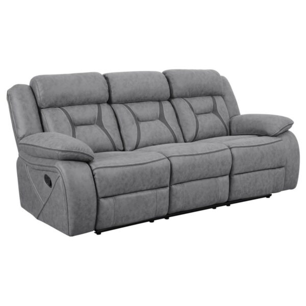 Higgins - Upholstered Motion Reclining Sofa Set - Image 22