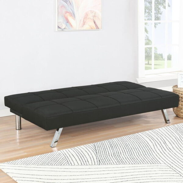 Joel - Upholstered Tufted Convertible Sofa Bed - Image 4