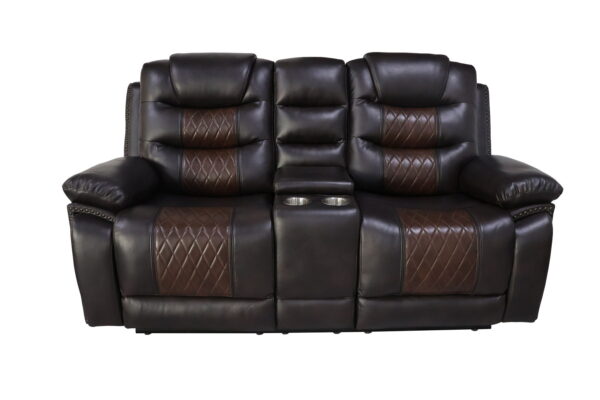 Nikko - Console Loveseat With Dual Recliners - Image 18