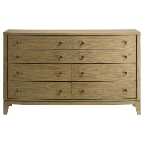 Granada - 8-Drawer Dresser Cabinet - Natural Pine - Image 11
