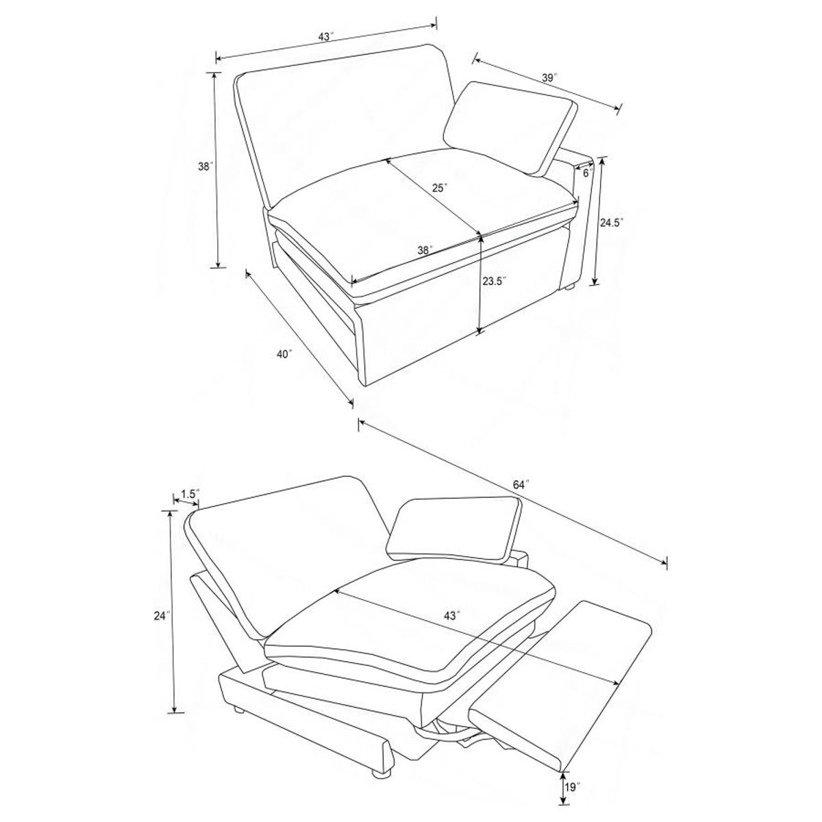 Collins - Modular Power Sofa - Image 18