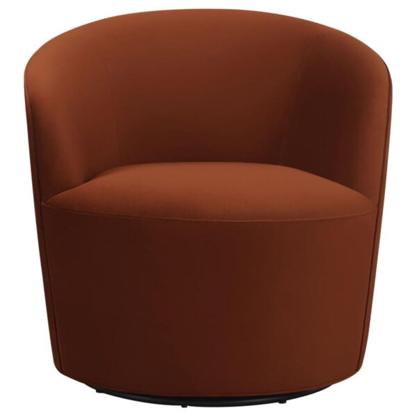 Joyce - Upholstered Barrel Back Swivel Chair - Image 7