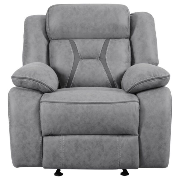 Higgins - Upholstered Motion Reclining Sofa Set - Image 4
